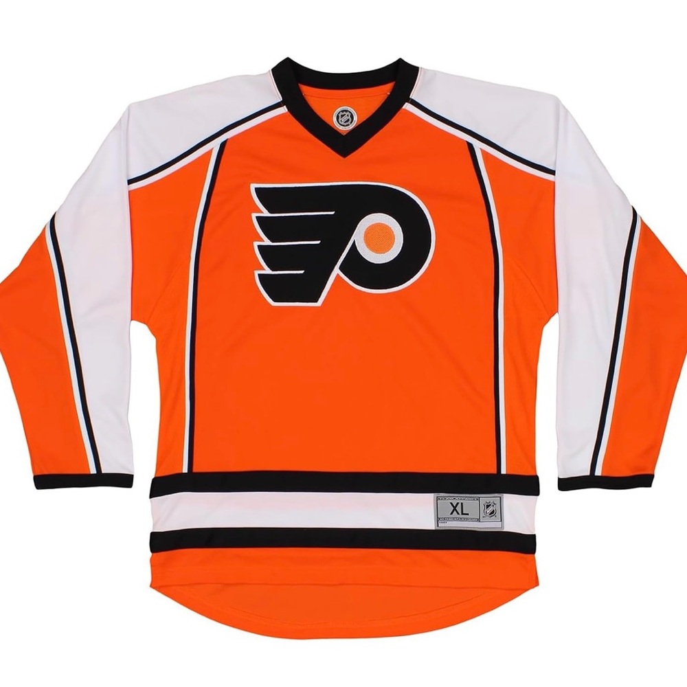 Outerstuff NHL Philadelphia Flyers Boys Youth Mass Fashion Jersey Size XL 10/20